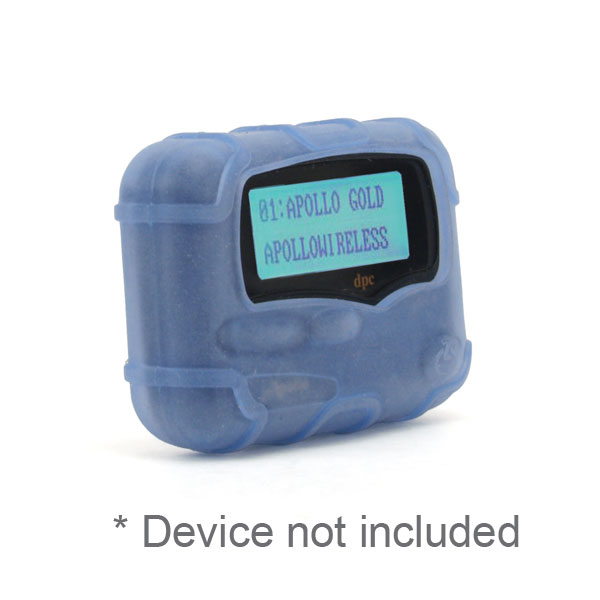 gloveOne Apollo Gold 929 Pager, HealthCare Grade Ruggedized Silicone Case, BLUE