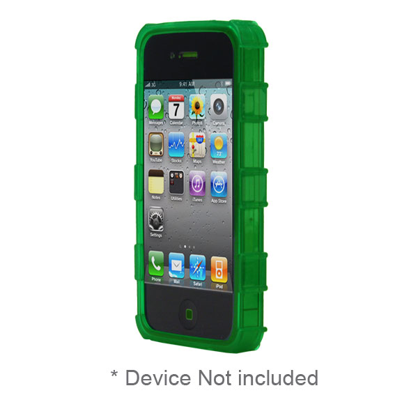 gloveOne Soft Crystal case fits iPhone 4G HD/GSM/CDMA, Case ONLY Pack, Green