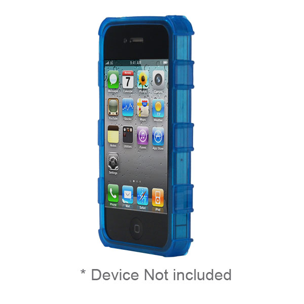 gloveOne Soft Crystal case fits iPhone 4G HD/GSM/CDMA, Case ONLY Pack, BLUE