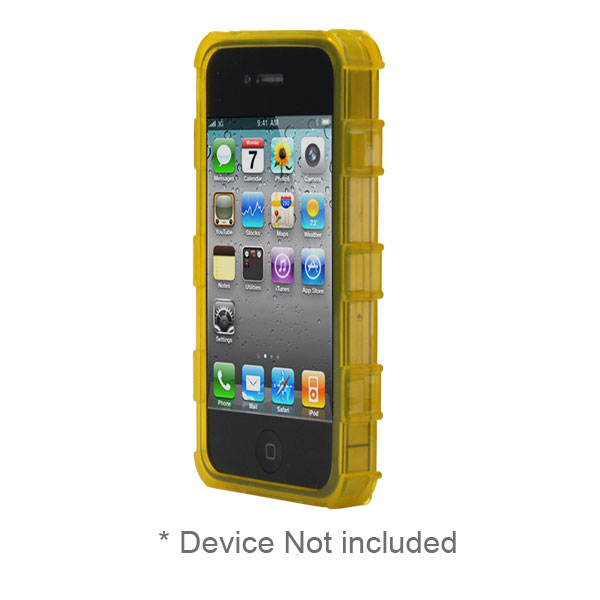 gloveOne Soft Crystal case fits iPhone 4G HD/GSM/CDMA, Case ONLY Pack, YELLOW