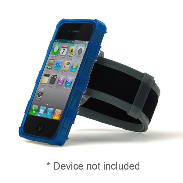 gloveOne Soft Crystal case fits iPhone 4G HD/GSM/CDMA, Armband Case Pack CRYSTAL BLUE