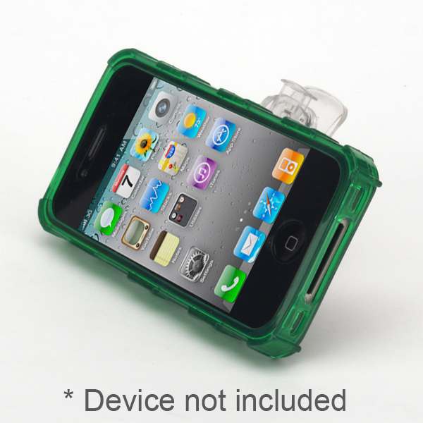 gloveOne Soft Crystal case fits iPhone 4G HD/GSM/CDMA, Belt Clip Case Pack, CRYSTAL GREEN