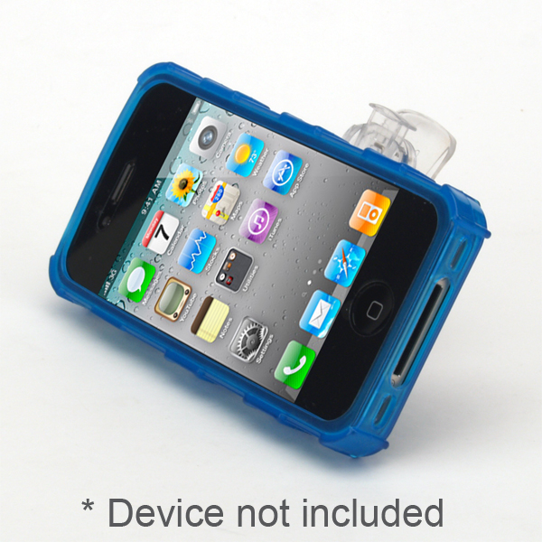 gloveOne Soft Crystal case fits iPhone 4G HD/GSM/CDMA, Belt Clip Case Pack, CRYSTAL Blue