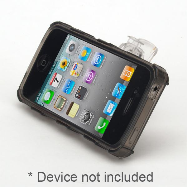 gloveOne Soft Crystal case fits iPhone 4G HD/GSM/CDMA, Belt Clip Case Pack, CRYSTAL GREY