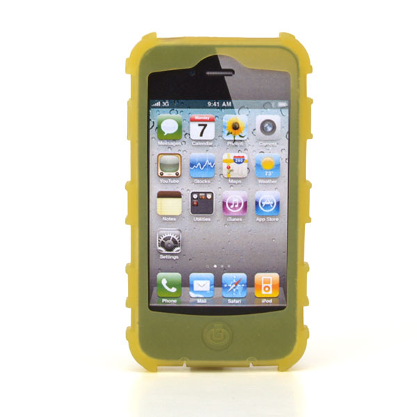 gloveOne iPhone 4G SILICONE CASE fits iPhone 4G HD, CLASSIC PACK, YELLOW