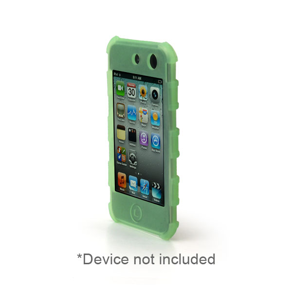 gloveOne iPod touch 4 Silicone Case fits Apple iPod touch 4th, Green