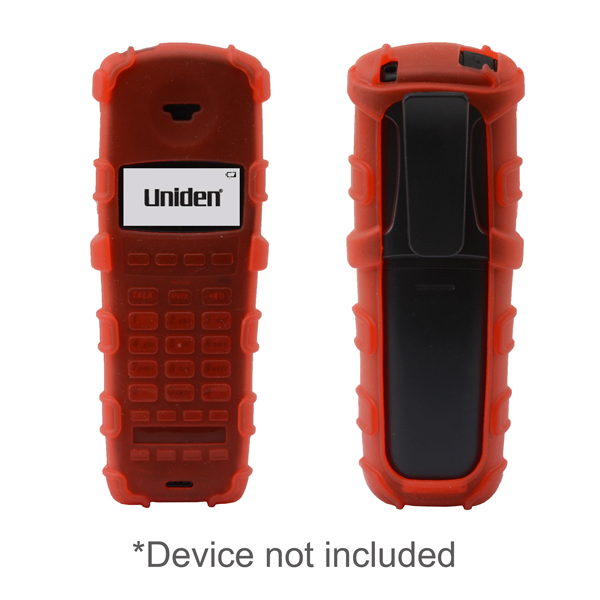 zCover gloveOne Healthcare Grade Silicone Back Open Case for UNIDEN EXP10000, AVAYA 3920, AVAYA D160 Phone, Case Only, RED